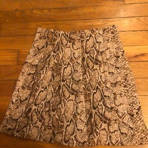 Reformation printed skirt